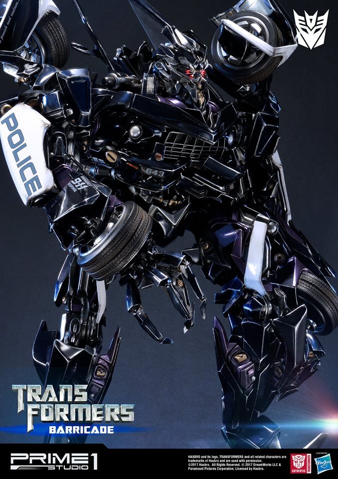 Transformers News: Prime 1 Studio Transformers MMTFM-15 Barricade Images