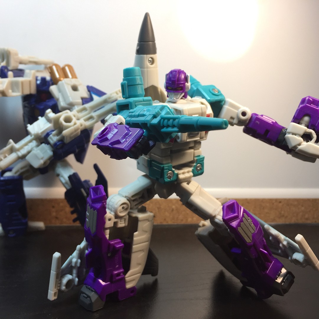 Transformers News: More In-Hand Images of Transformers Power of the Primes Wave 1 Deluxes: Slug, Swoop, Dreadwind