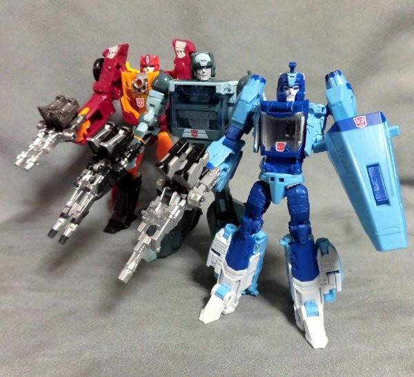Transformers News: Takara Legends LG50 & LG51 In-Hand Images: Comparison with Titans Return Sixshot, Eye Paint, Haywire