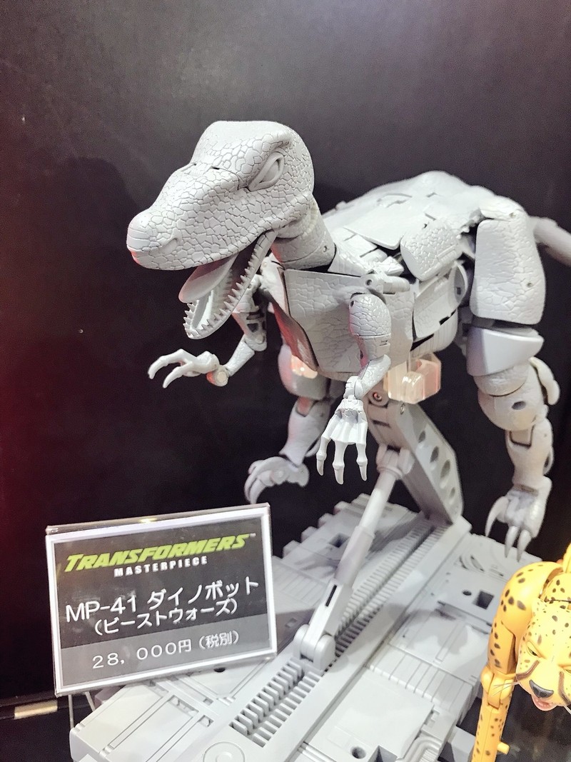 Transformers News: Grey Prototype of Takara Tomy Transformers Masterpiece MP-41 Dinobot at Tokyo Comic Con