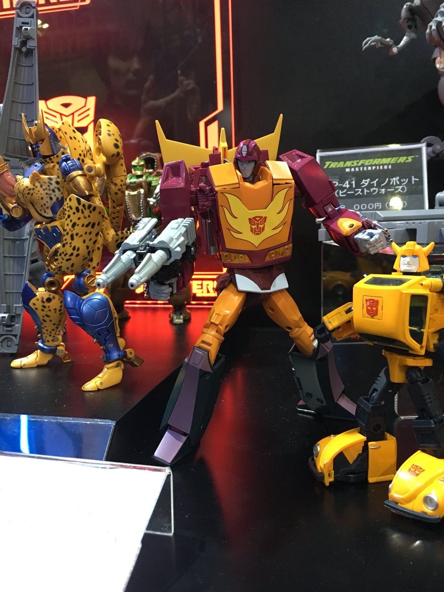 Transformers News: More Images of Takara Tomy Masterpiece MP-40 Targetmaster Hot Rodimus from Tokyo Comic Con