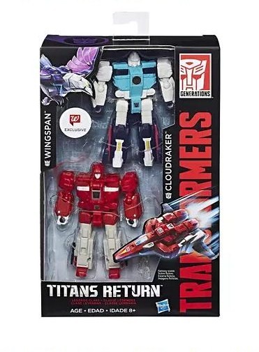 Transformers News: Transformers Titans Return Wingspan and Cloudraker Two-pack now available on Walgreens website!