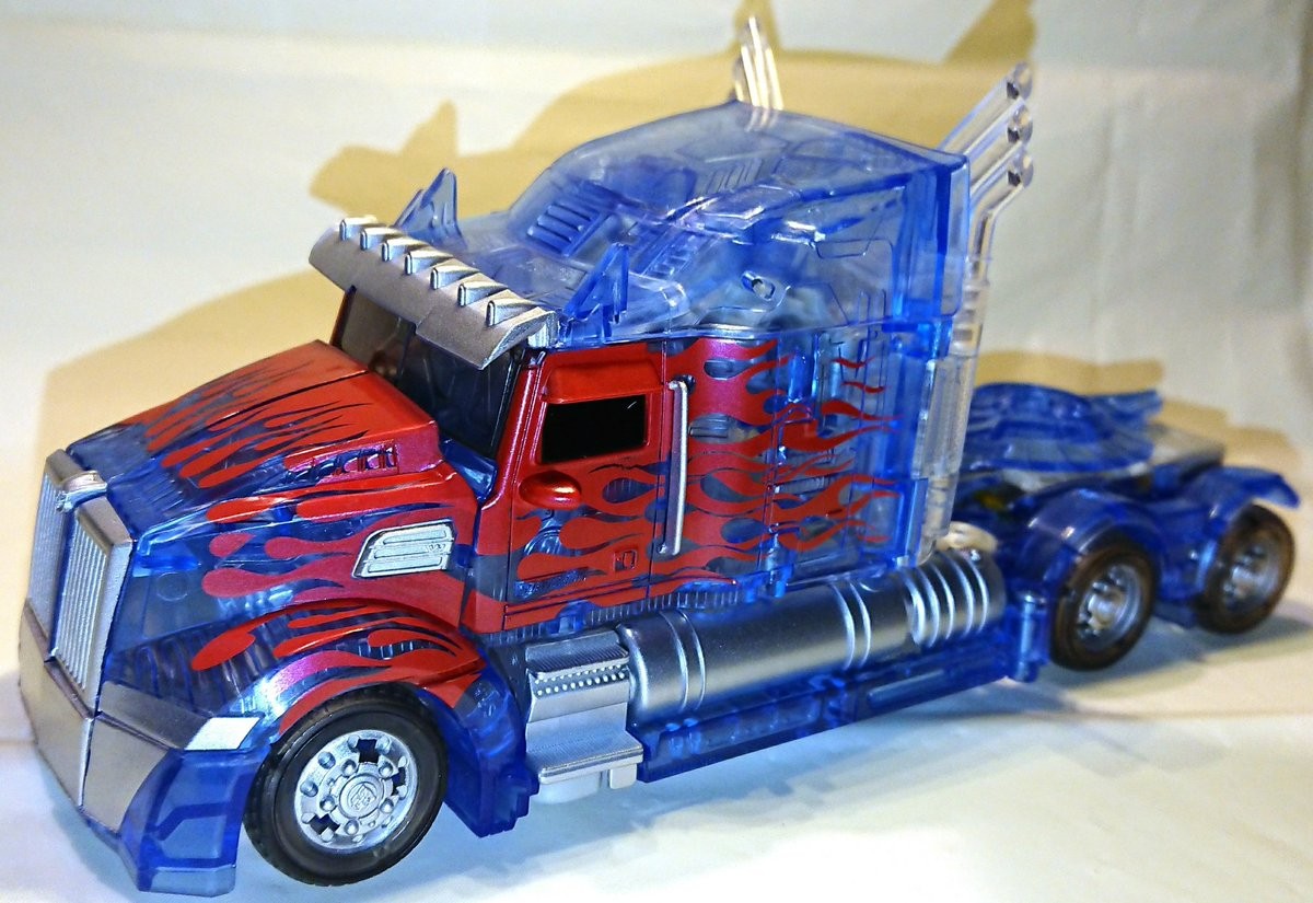 Transformers News: In-Hand Images of Takara Tomy Transformers The Last Knight TLK Clear Edition Optimus Prime