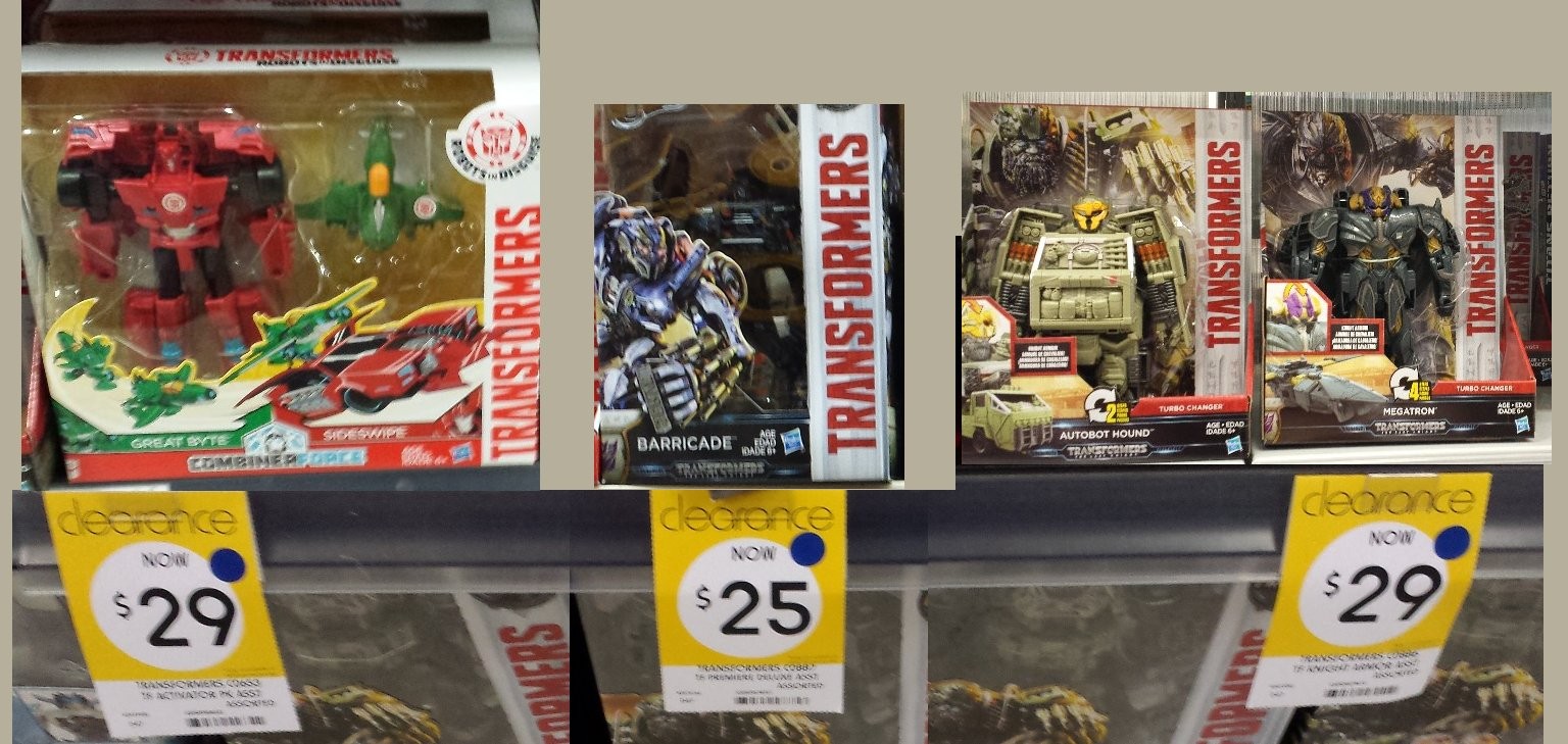 Transformers News: Massive Clearance Sale on Transformers at K-Mart Australia