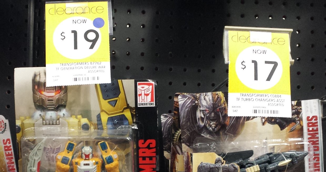 Transformers News: Massive Clearance Sale on Transformers at K-Mart Australia