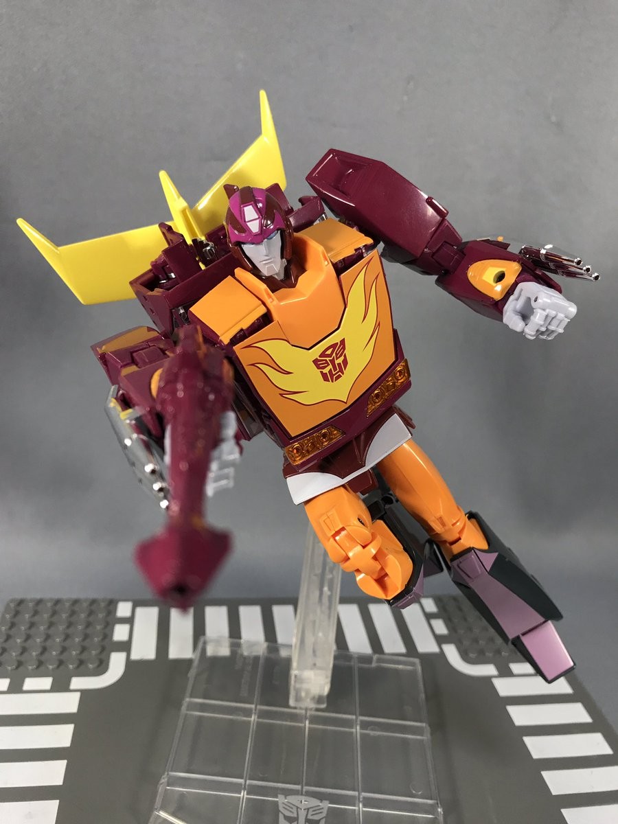 Transformers News: In-Hand Images of Takara Tomy Masterpiece MP-40 Targetmaster Hot Rodimus