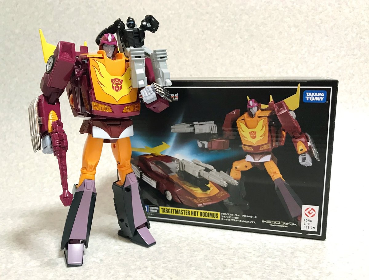 Transformers News: In-Hand Comparison of Takara Tomy Masterpiece MP-40 and MP-28 Hot Rodimus