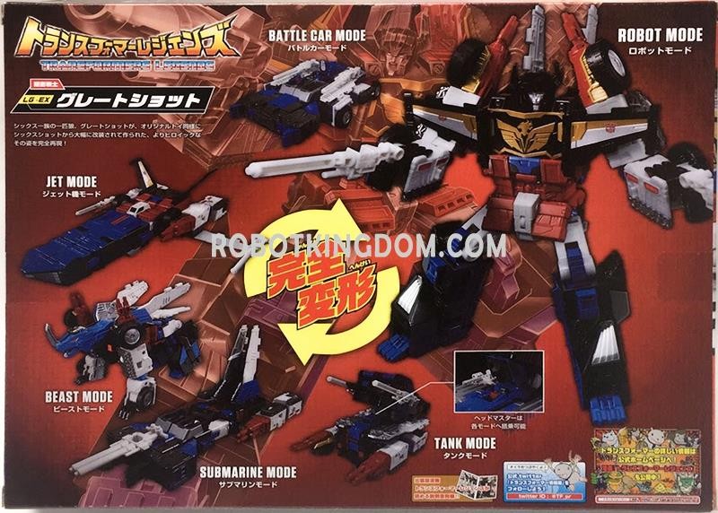 Transformers News: In-Package Images of Takara Tomy Transformers Legends LG-EX Grand Maximus & Greatshot