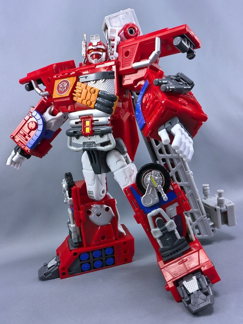 Transformers News: High Quality In Hand Images of Takara Tomy Transformers Encore God Fire Convoy (RID Omega Prime)