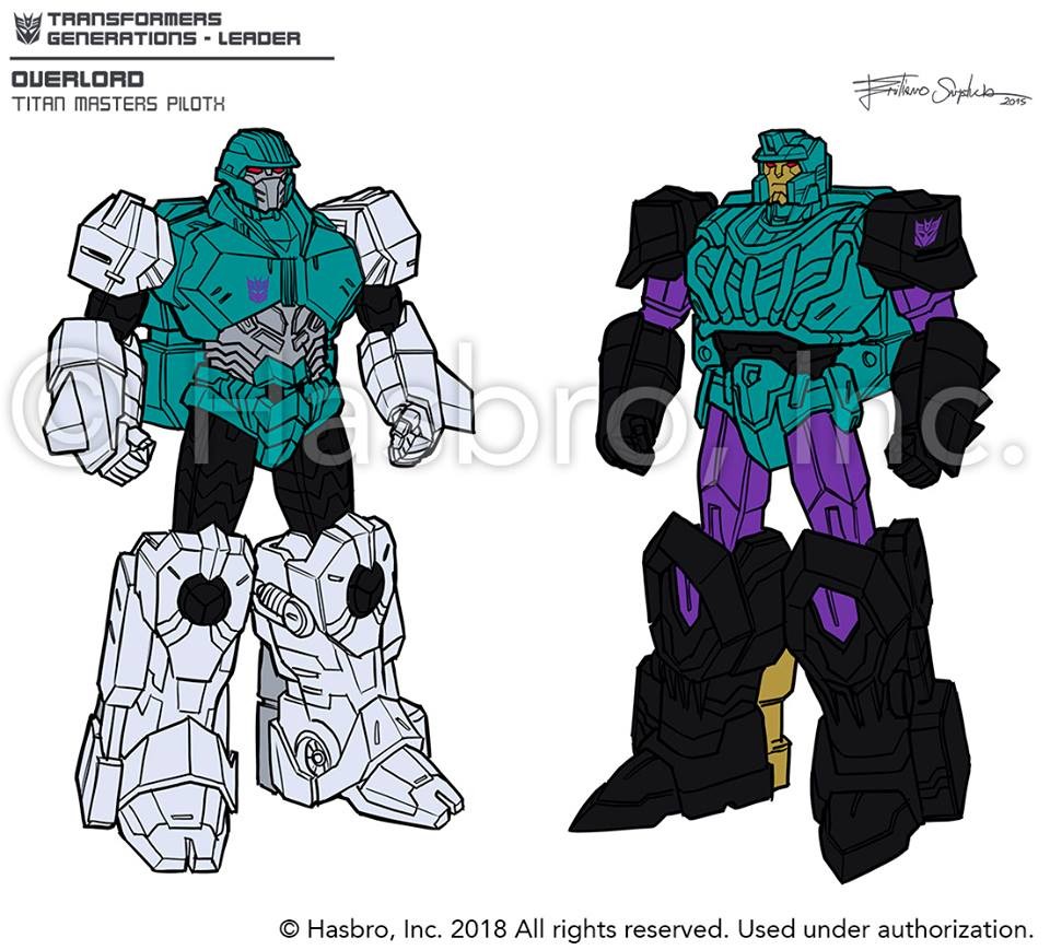 Transformers News: Early Concepts for Transformers Titans Return Overlord by Emiliano Santalucia