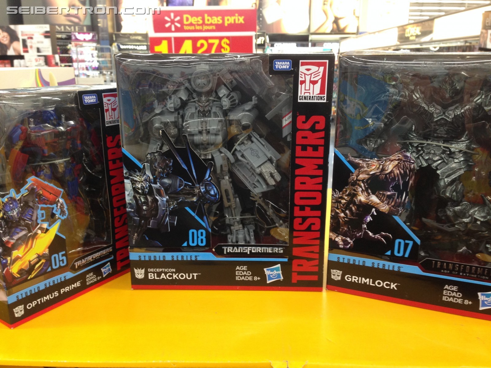 Transformers News: Transformers Studio Series Leader Class Grimlock and Blackout and all Wave 1 Found at Walmart Canada