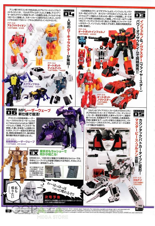 Transformers News: High Quality Figure King Magazine Scans Featuring Studio Series, POTP Inferno and MP BW Megatron