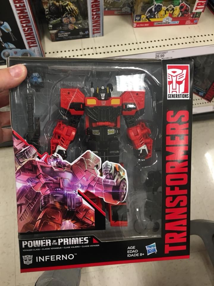 Transformers News: Transformers Power of the Primes Inferno found at US Retail