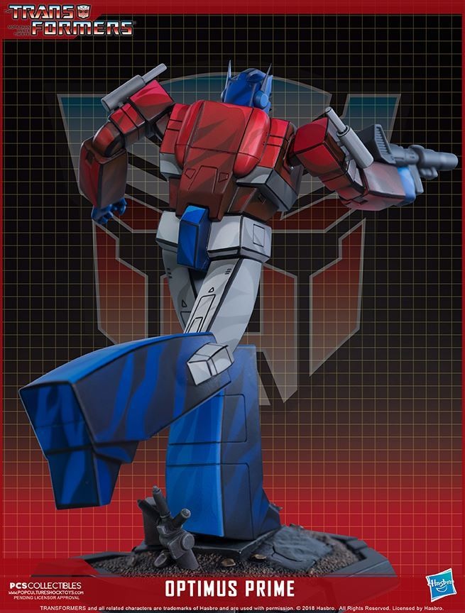 Transformers News: Pop Culture Shock Licensed Optimus Prime Statue Available for Pre-Order