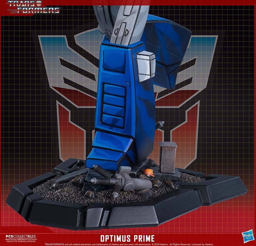 Transformers News: Pop Culture Shock Licensed Optimus Prime Statue Available for Pre-Order