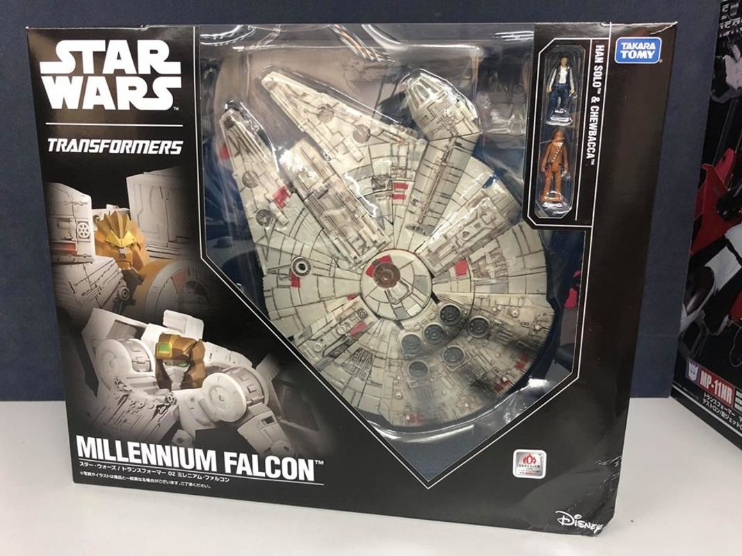Transformers News: In-Hand Images of Takara Tomy Star Wars Powered By Transformer Millennium Falcon