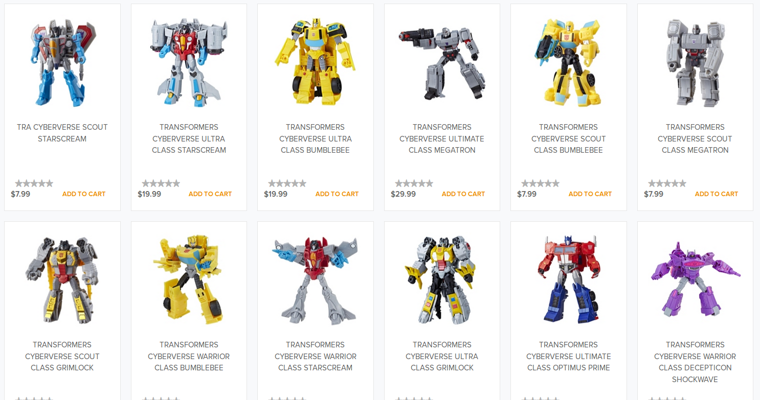 Transformers News: All Transformers Cyberverse Wave 1 and Prime Masters Wave 2-3 Available HTS