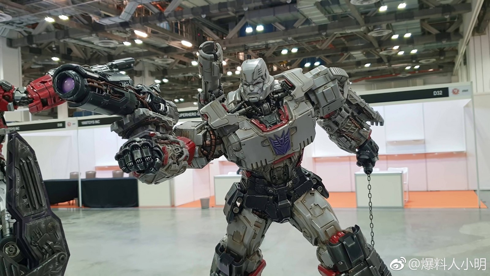 Transformers News: Video and Images of XM Studios Megatron Statue