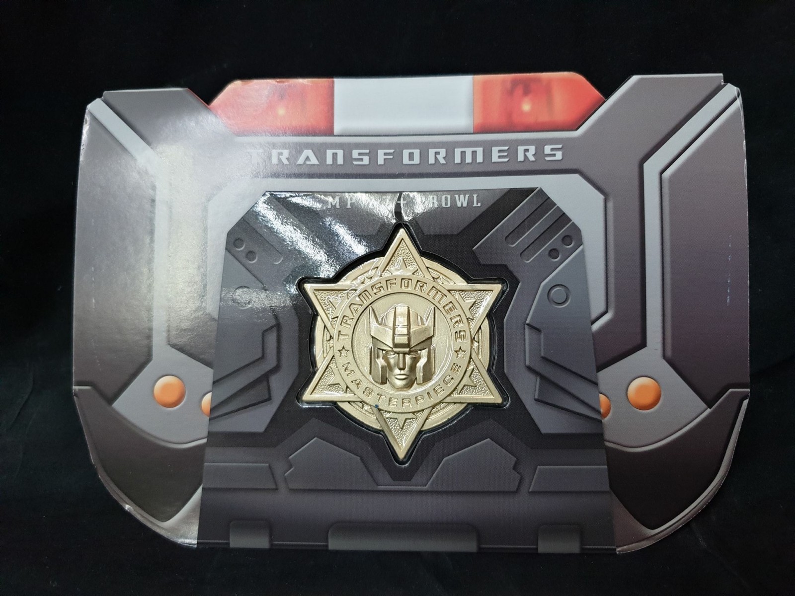 Transformers News: In Hand Images of Transformers Masterpiece MP-17+ Prowl & Collector Coin