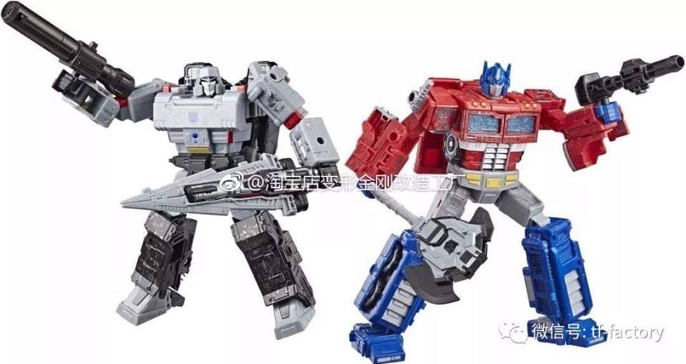 Transformers News: In Package Images of Transformers War for Cybertron: Siege Megatron and Optimus Prime