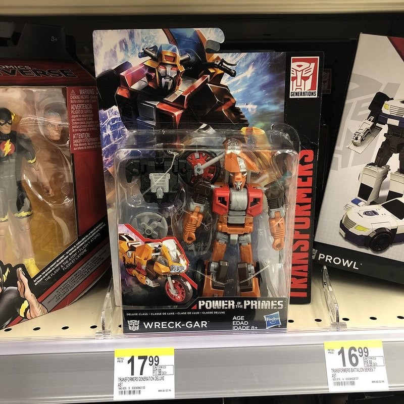 Transformers News: Transformers Power of the Primes Walgreens Exclusive Wreck-Gar Sighted at US Retail