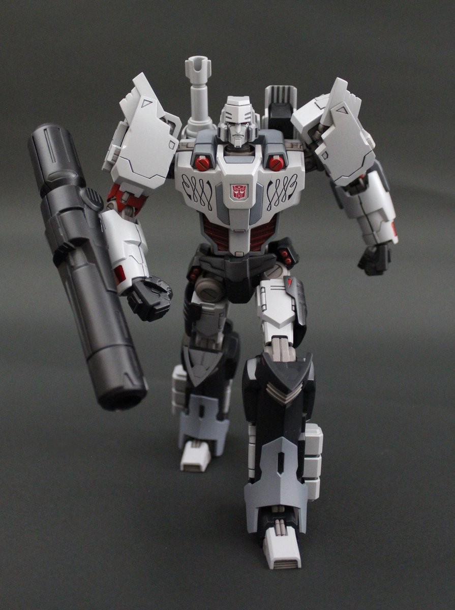 Transformers News: Colored Sample Images of Flame Toys Non-Transforming Autobot Megatron Figure