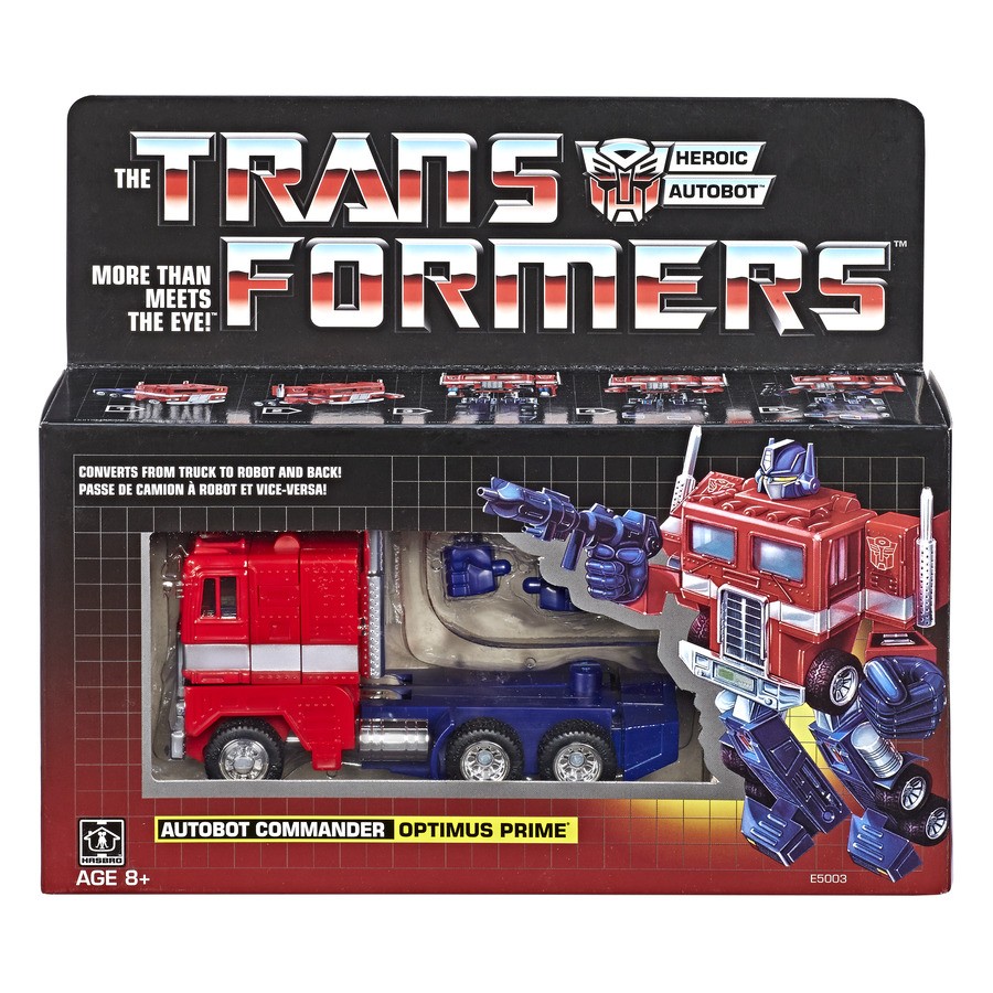 Transformers G1 Optimus Prime With Trailer Reissue New Gift In Box KO Two Colors 