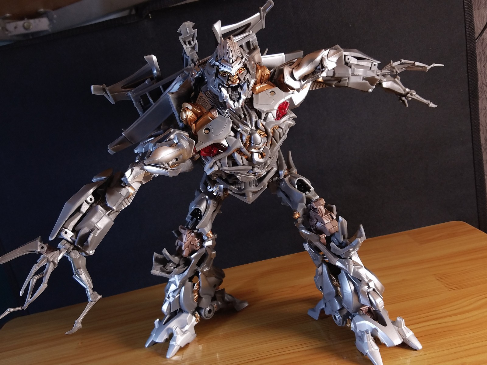Transformers News: More In Hand Images of Movie Masterpiece Megatron MPM-08
