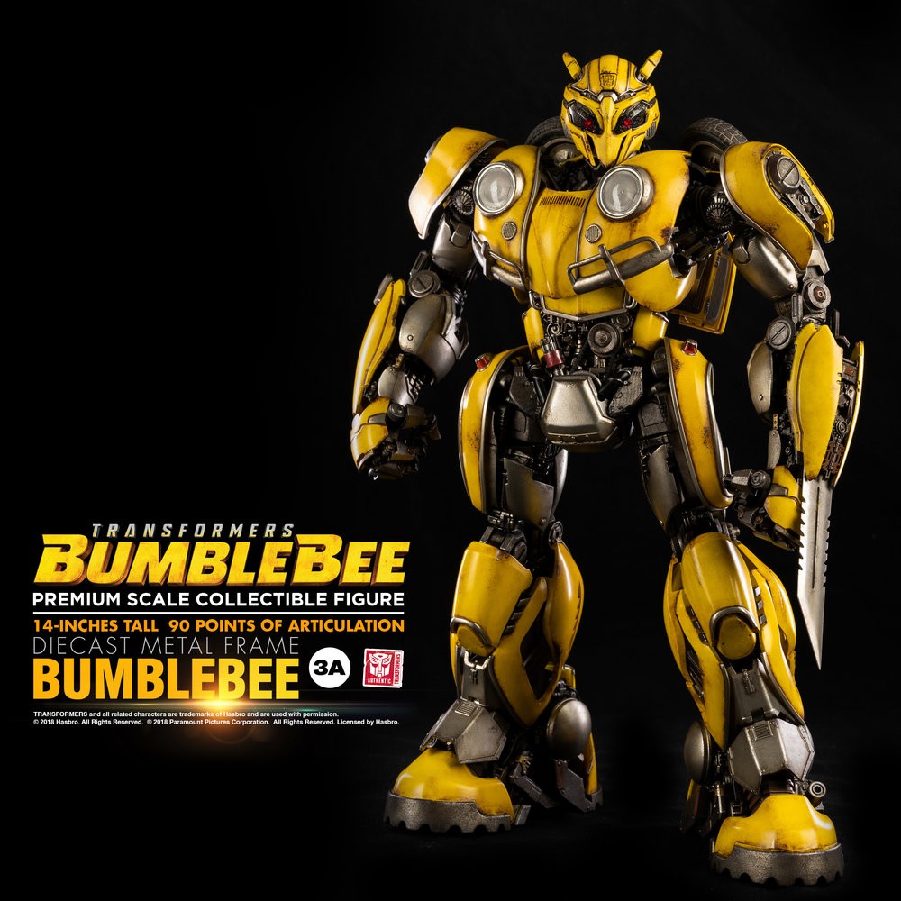 Transformers News: New Images Of 3A Bumblebee Movie Bumblebee Articulated Scale Figure