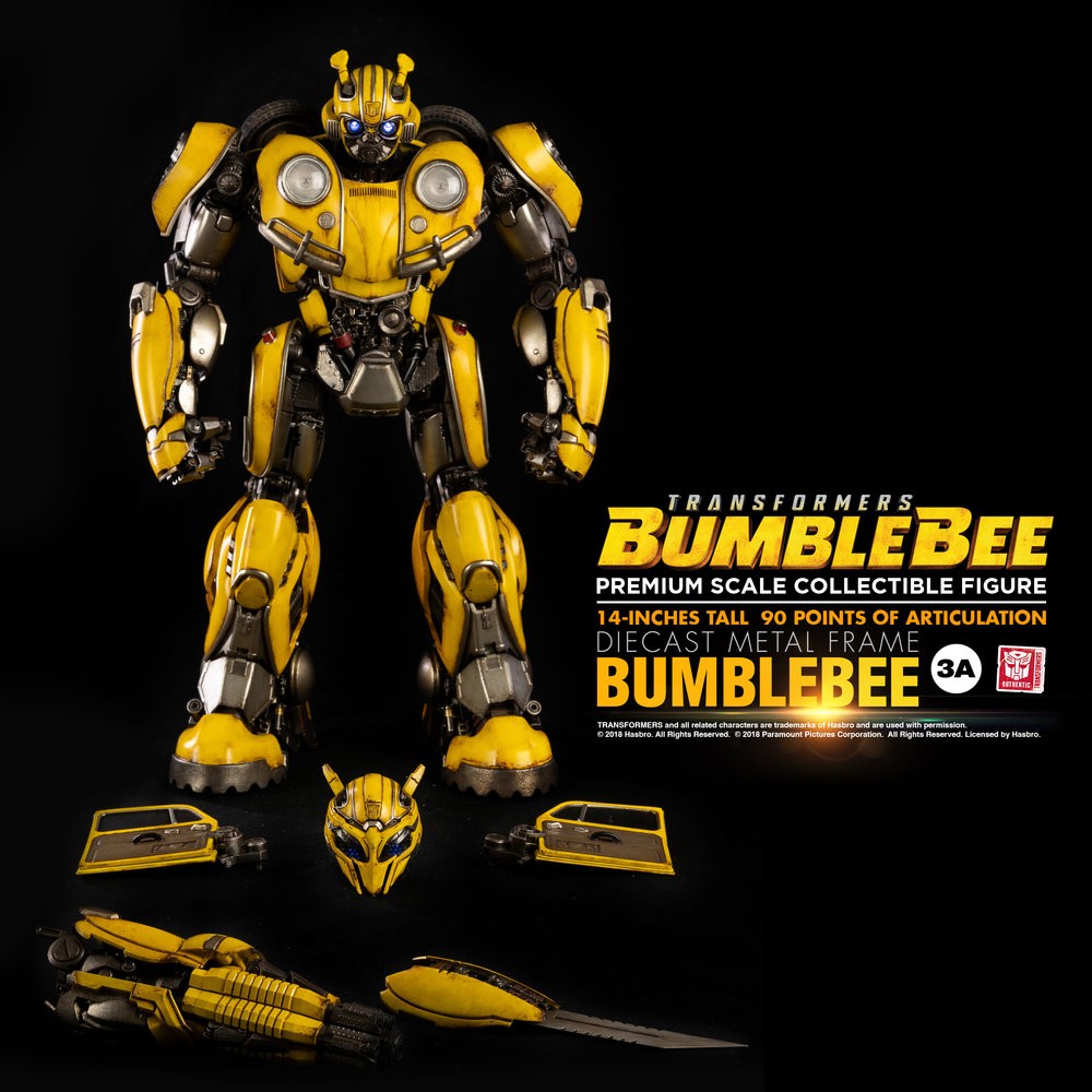 Transformers News: New Images Of 3A Bumblebee Movie Bumblebee Articulated Scale Figure