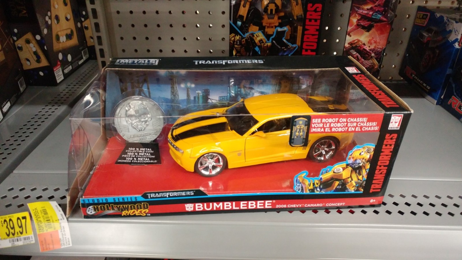 Bumblebee Transformers Ultimate 2007 Chevy Camaro - toys & games