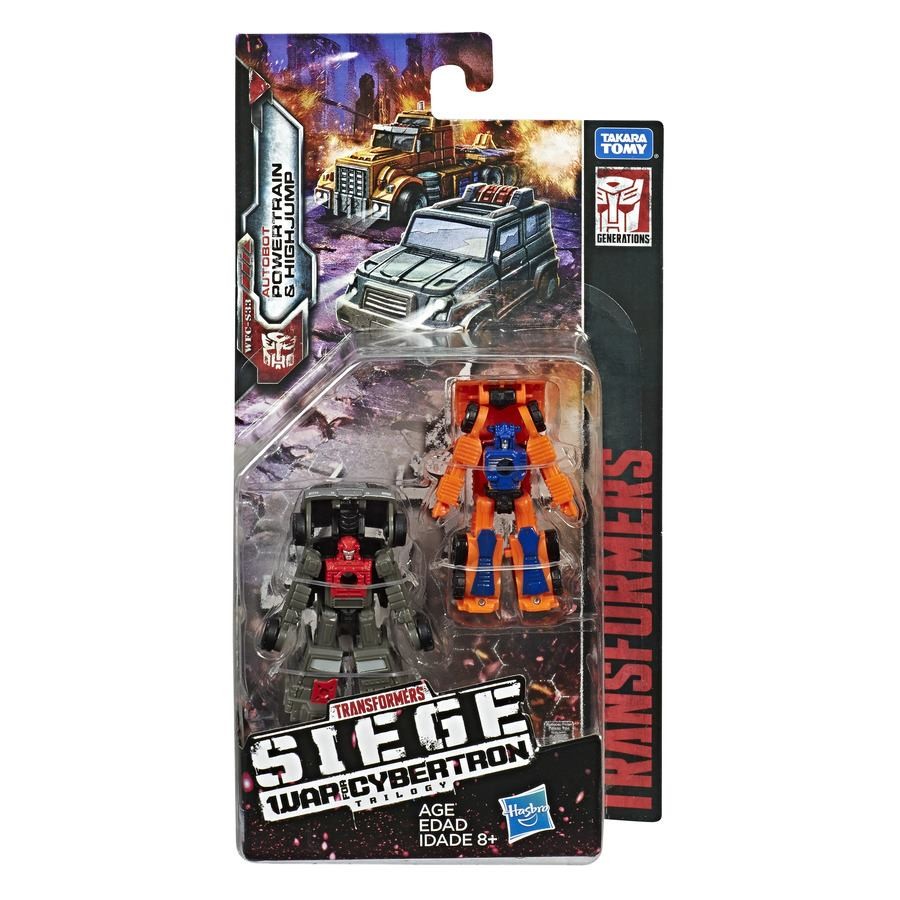 Transformers News: In Package Image of Transformers War for Cybertron Trilogy SIEGE Micromasters Powertrain & Highjump