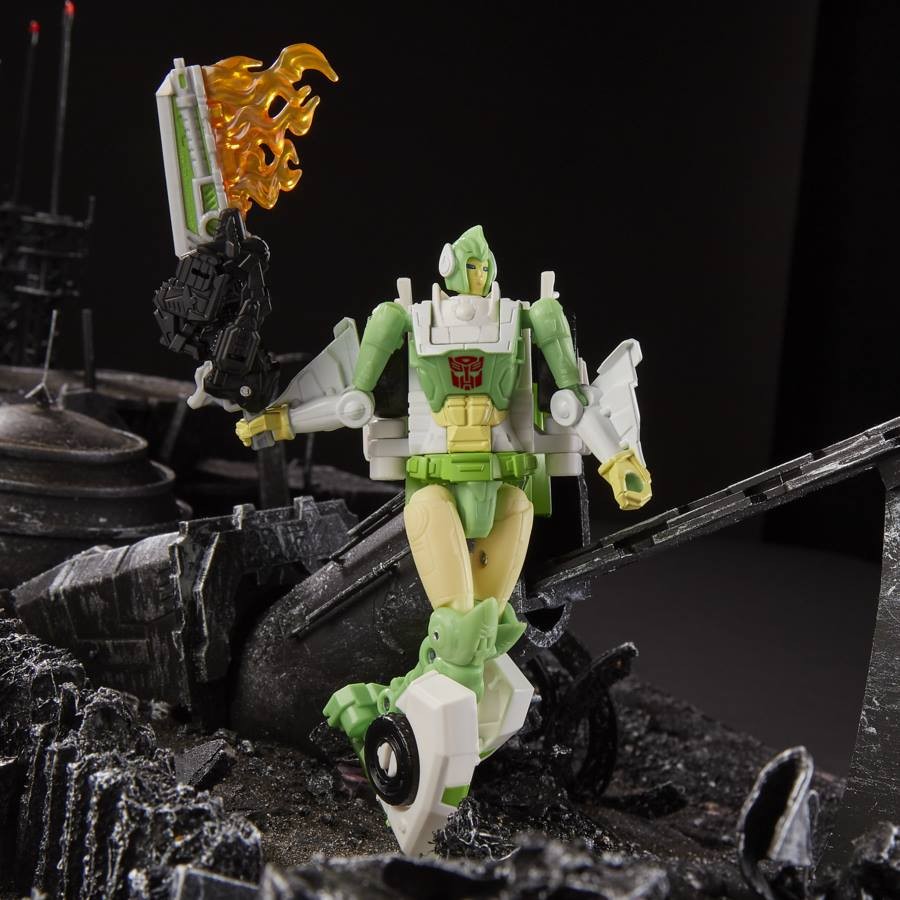 In Hand Transformers Exclusive Siege War Greenlight & Dazzlestrike Toys Hero