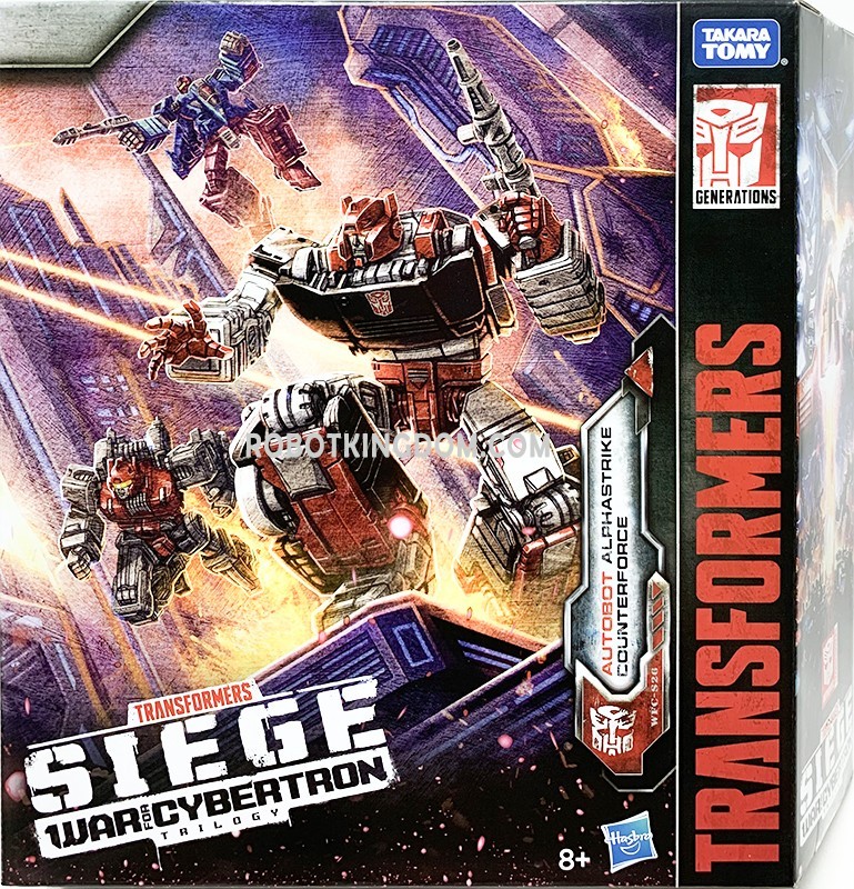 Transformers News: Official Images of Transformers Autobot Alphastrike Counterforce aka Cybertron Firestormer Pack