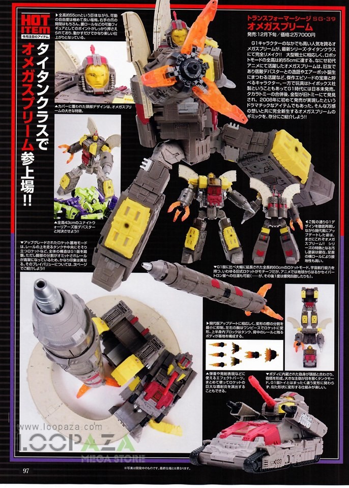 Transformers News: Figureking Number 258 With Unicron, Omega Supreme, Mirage, 3A Blitzwing, 3A Optimus, MP Smokescreen