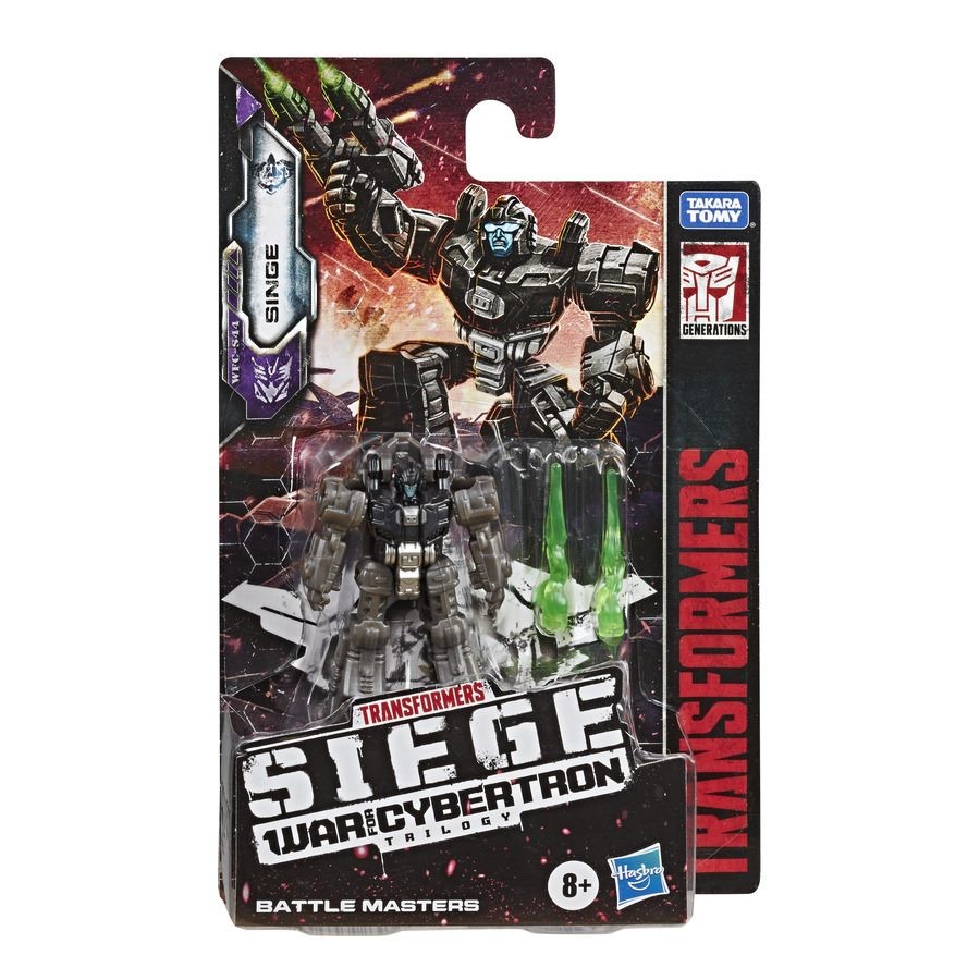 Transformers News: In Package Images of New Transformers War for Cybertron Siege Rung, Singe, Direct Hit, Power Punch