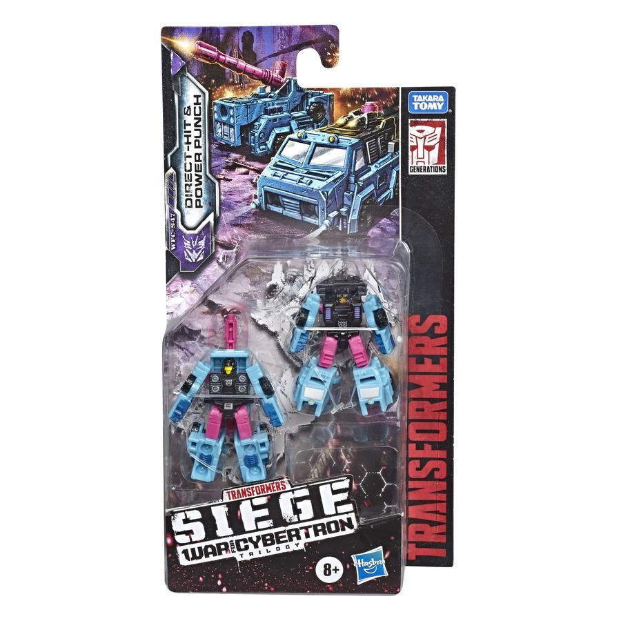 Transformers News: In Package Images of New Transformers War for Cybertron Siege Rung, Singe, Direct Hit, Power Punch