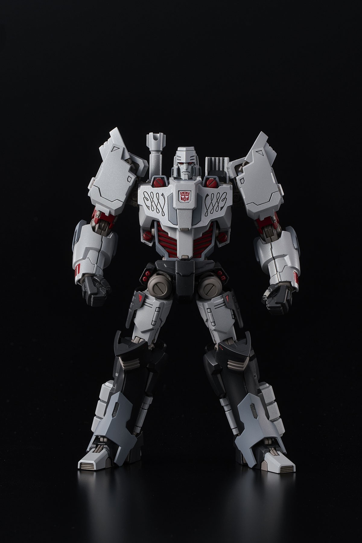 Transformers News: New Images of Flame Toys Furai Model IDW Autobot Version Megatron With Packaging