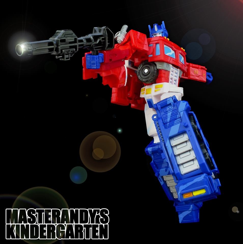 Transformers News: New Images of Transformers Siege Optimus Prime and Megatron 35th Anniversary Cell Shaded Versions