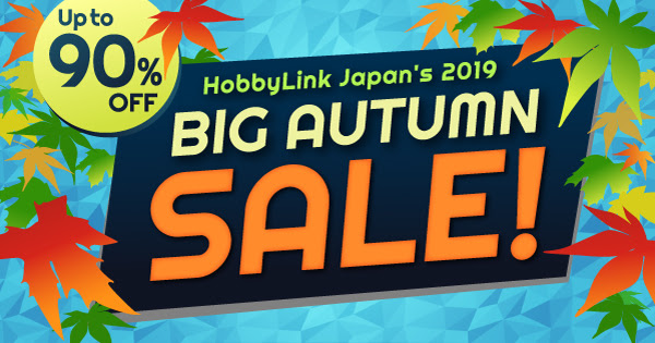 Transformers News: HobbyLink Japan's Huge Autumn Sale is This Thursday With Up to 90 Percent Savings