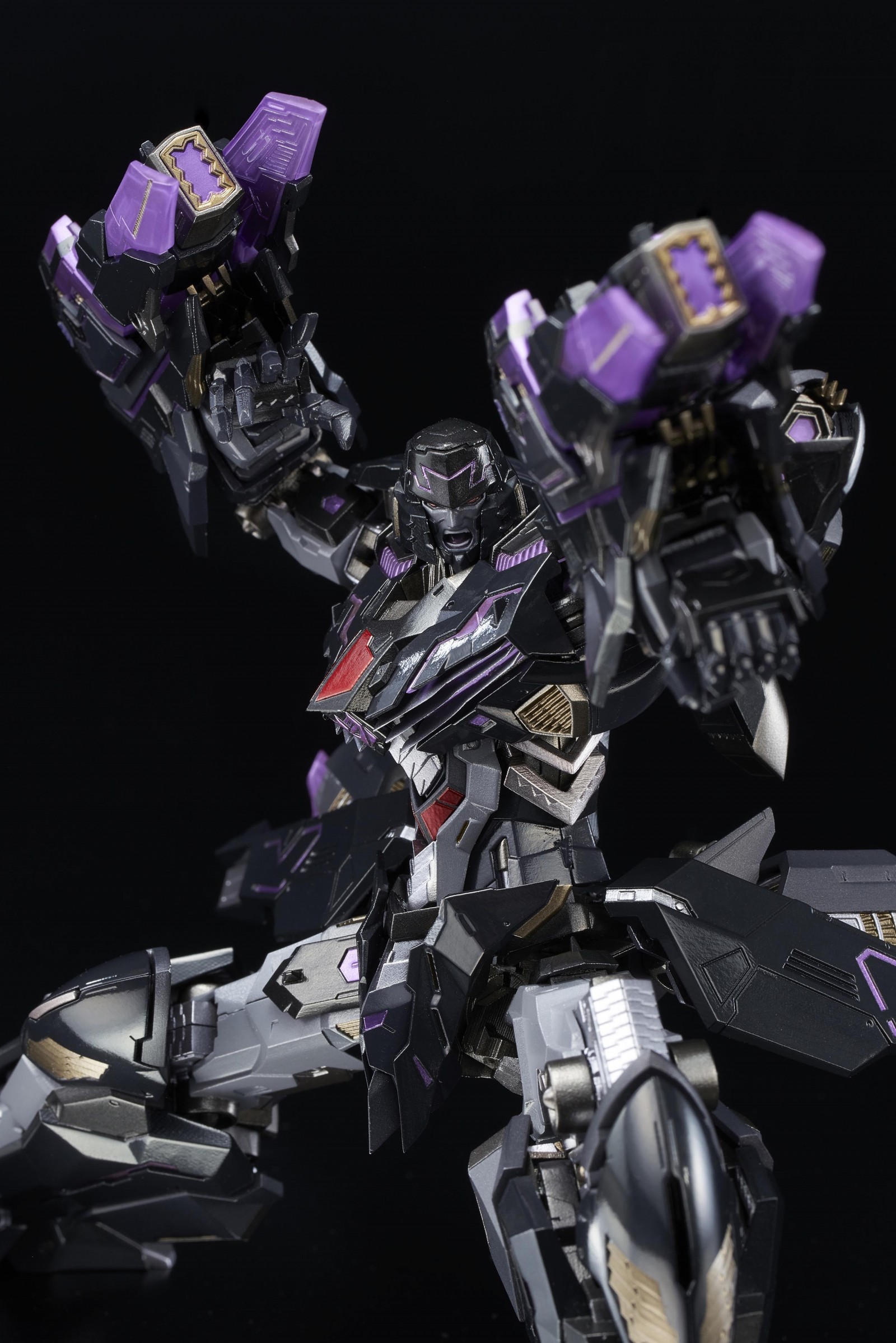 Transformers News: Flame Toys Kuro Kara Kuri IDW Stealth Bomber Megatron New Images and Pre-Orders Coming Soon