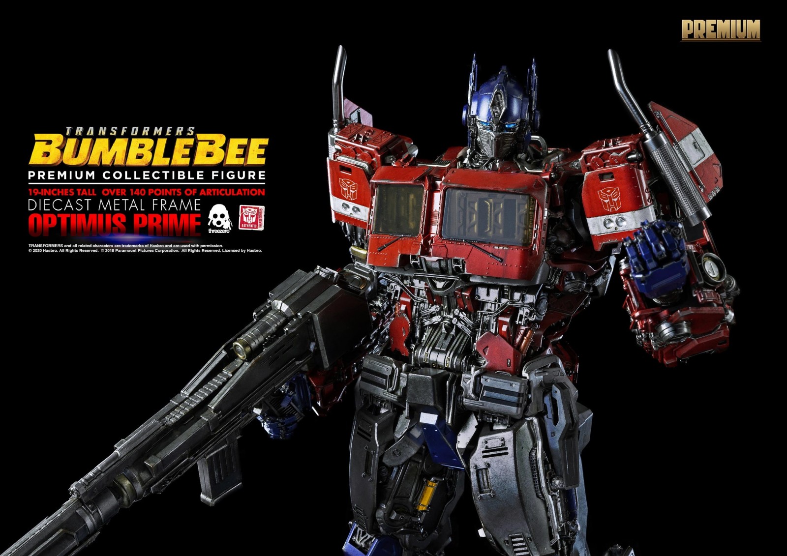 Transformers News: Full Reveal for ThreeZero Premium Bumblebee Movie Optimus Prime