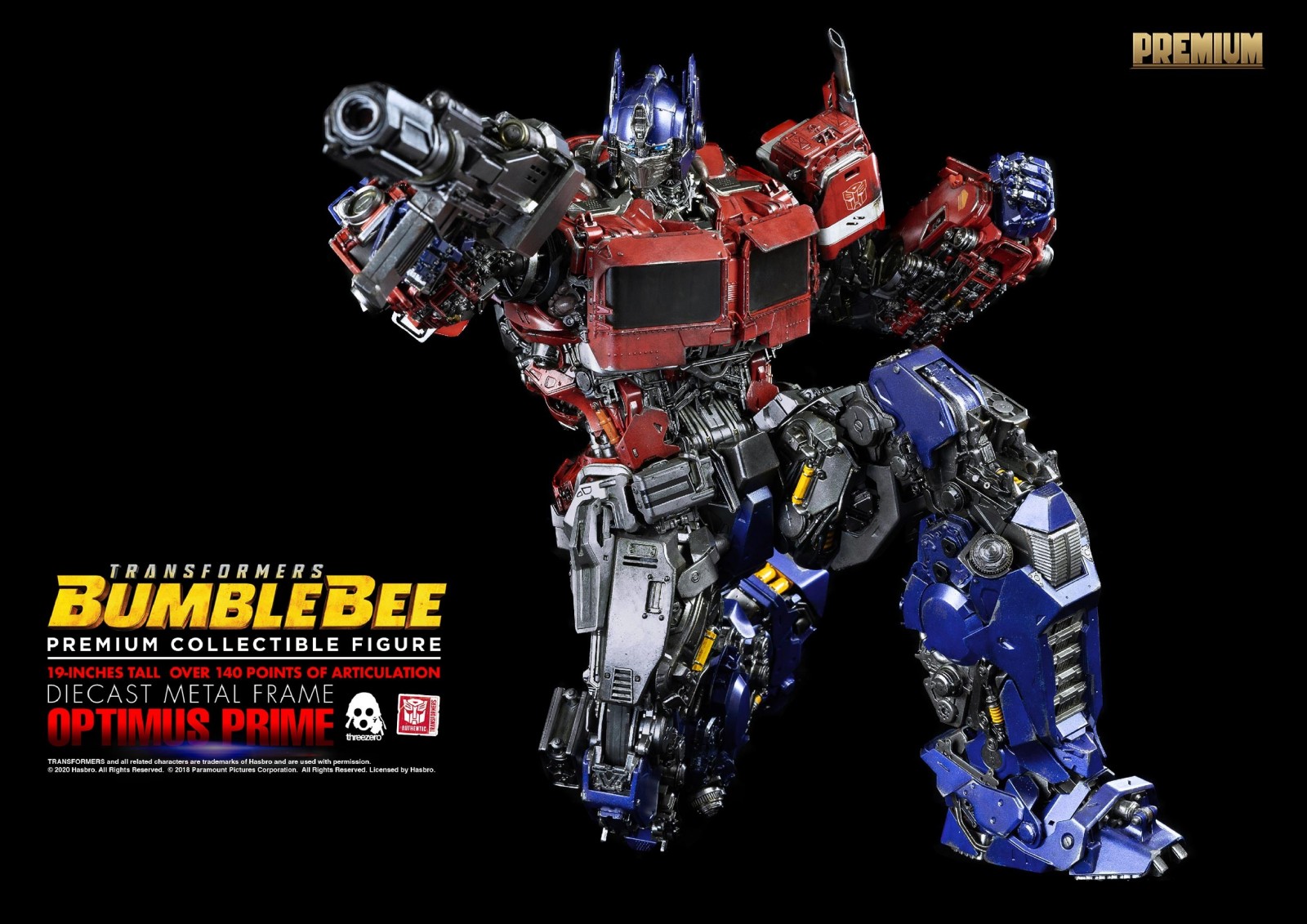 Transformers News: Full Reveal for ThreeZero Premium Bumblebee Movie Optimus Prime