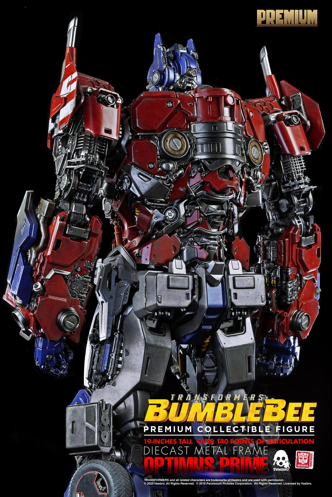 Transformers News: Full Reveal for ThreeZero Premium Bumblebee Movie Optimus Prime