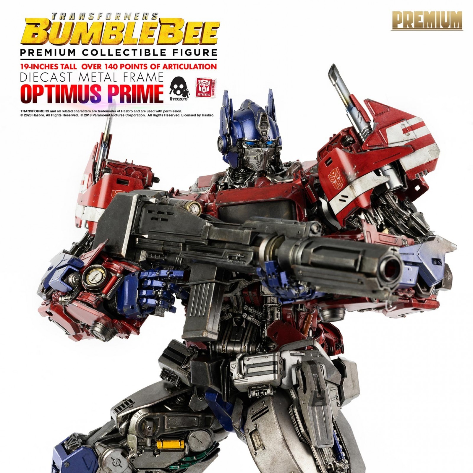 Transformers News: Full Reveal for ThreeZero Premium Bumblebee Movie Optimus Prime