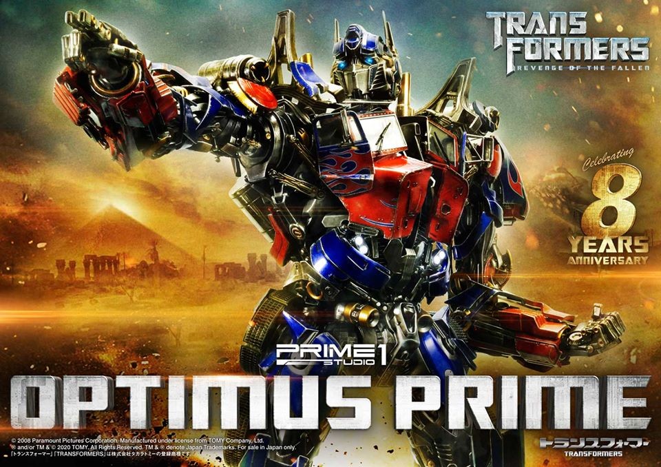 Transformers News: Prime 1 Studio Celebrates 8 Years in Business with Revenge of the Fallen Optimus Prime Statue