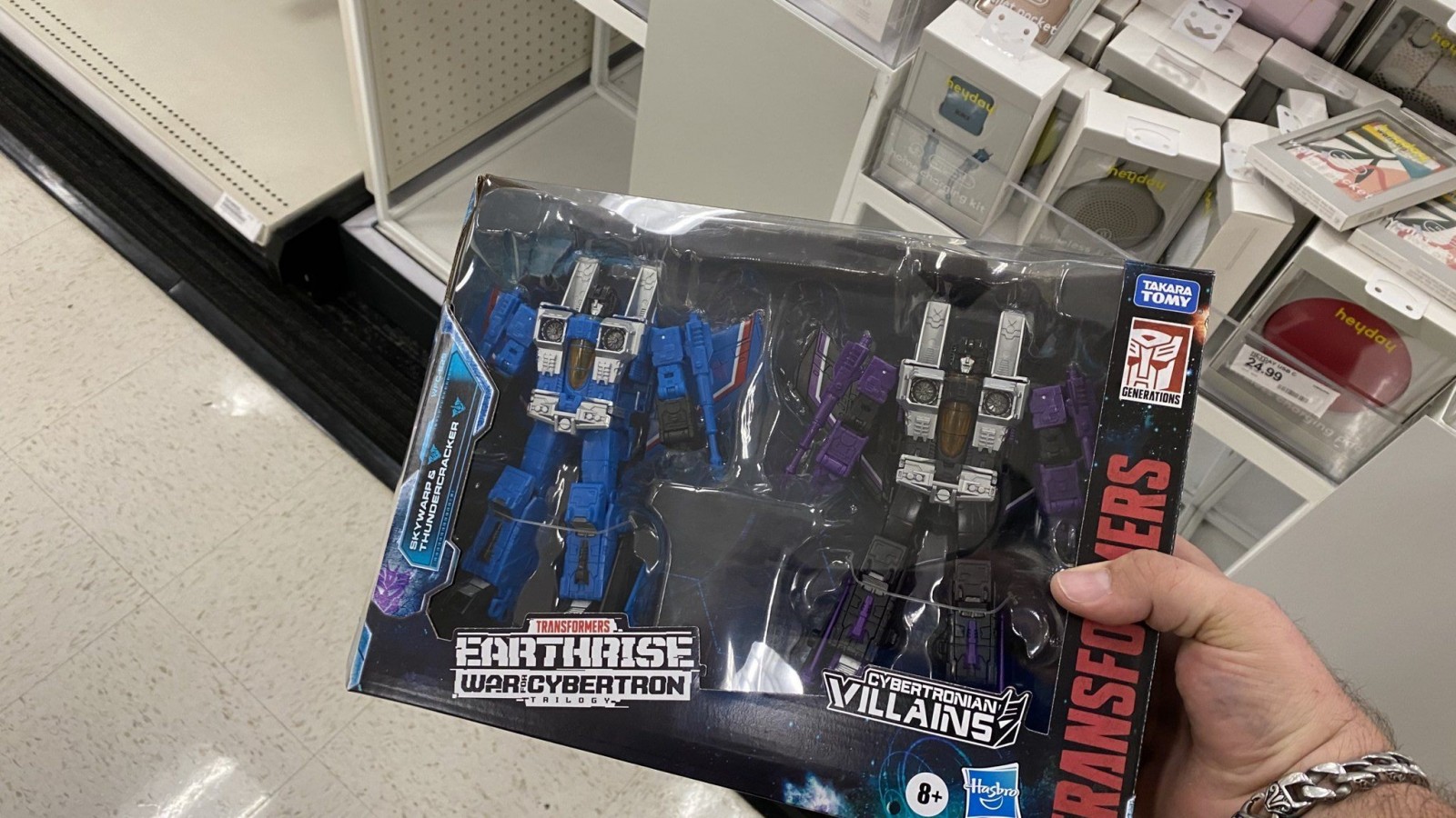 Target Exclusive Transformers Earthrise Thundercracker /& Skywarp