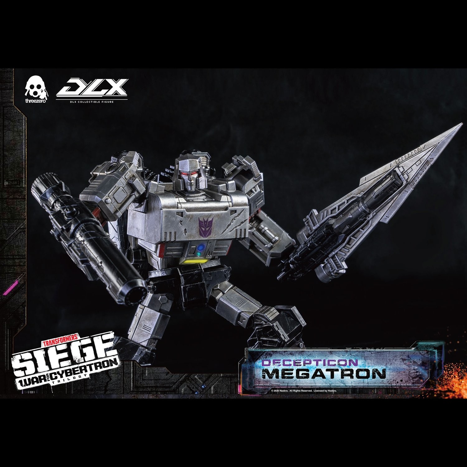 Transformers News: ThreeZero Unveil DLX Siege Megatron Figure