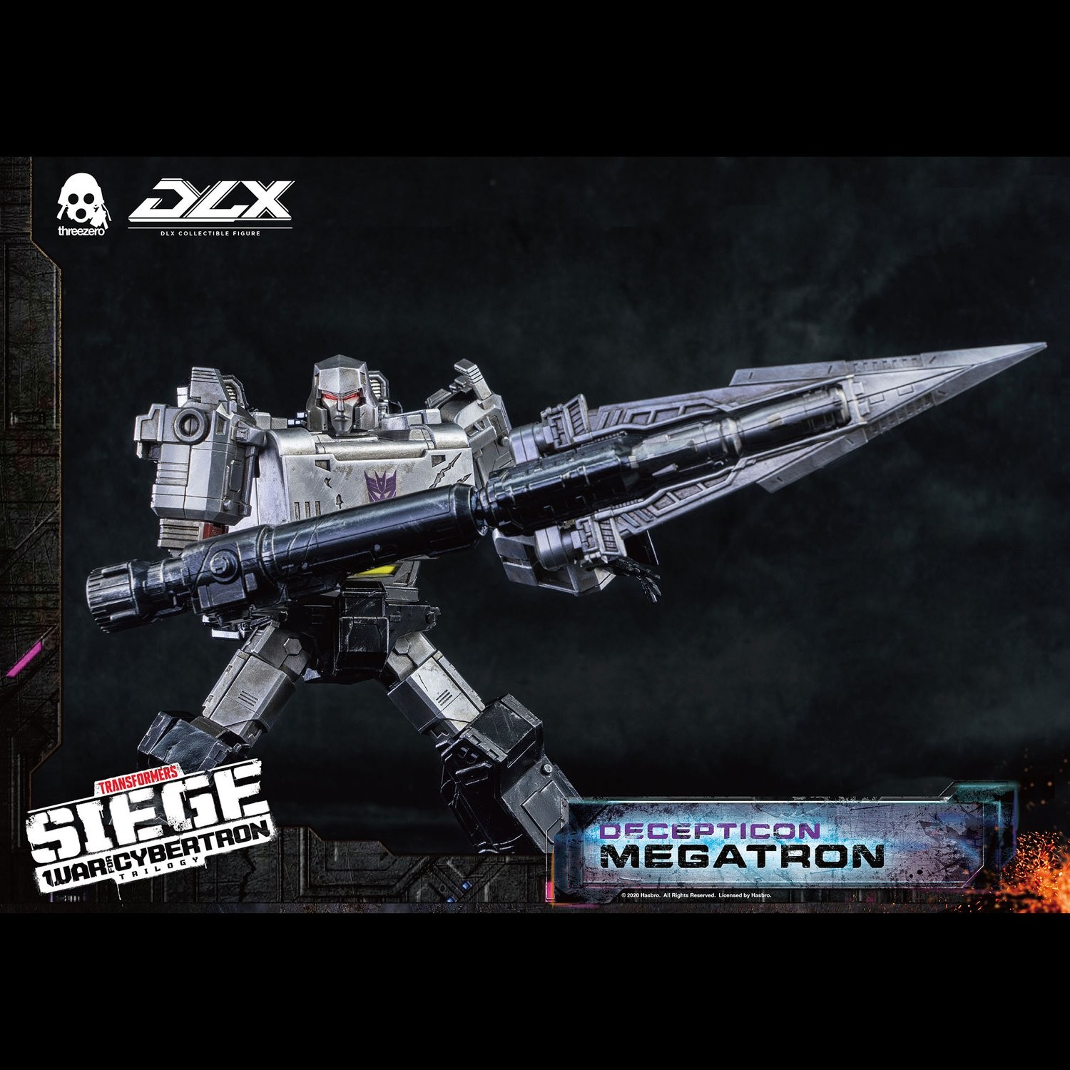 Transformers News: ThreeZero Unveil DLX Siege Megatron Figure