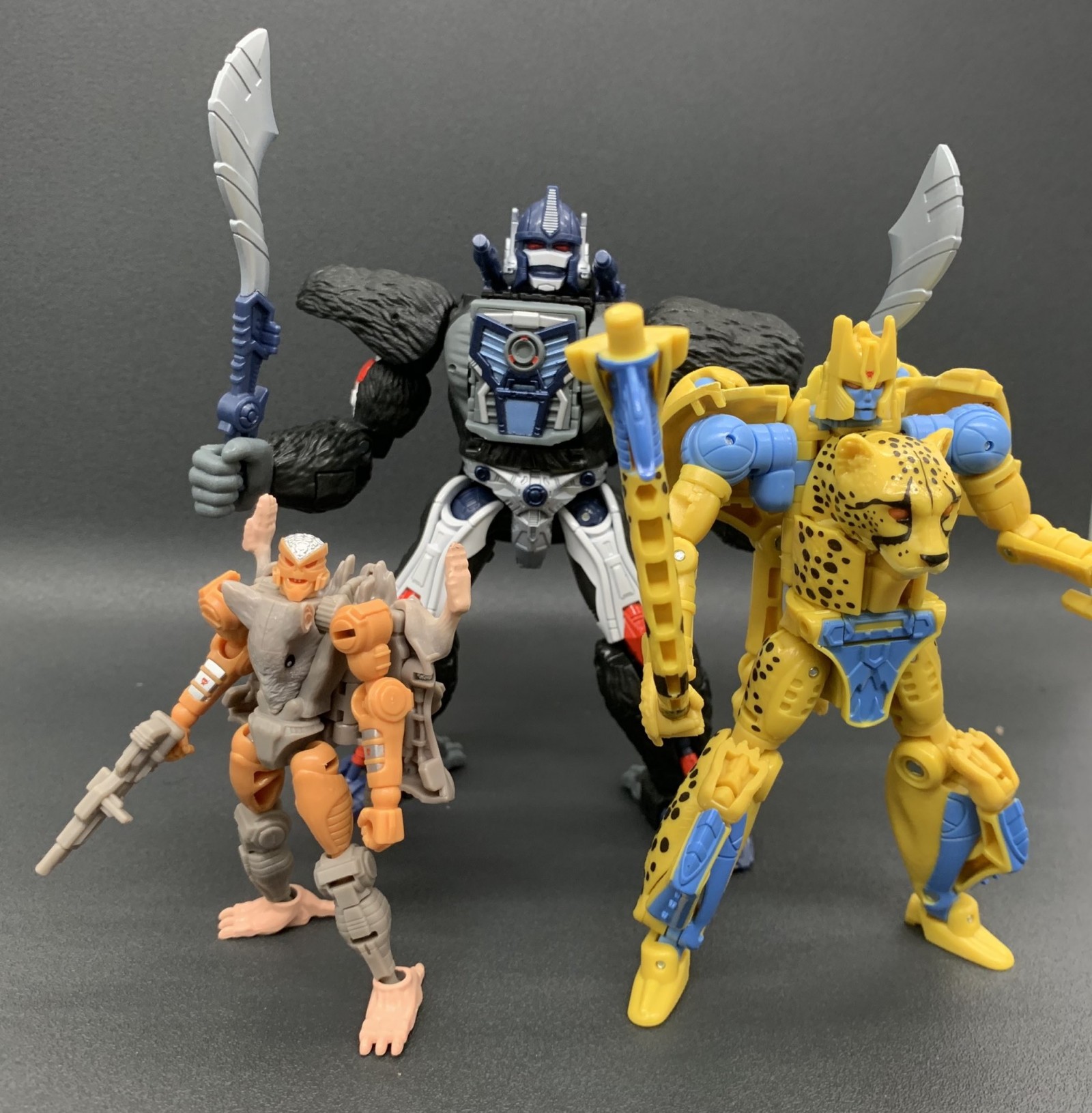 Transformers News: Takara Tomy Share Group Shot Of Optimus Primal, Cheetor and Rattrap